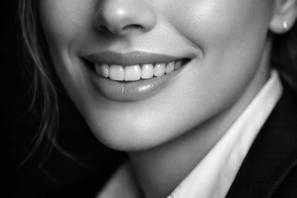 Natürlich schönes Lächeln mit hauchdünnen Vollkeramik-Veneers