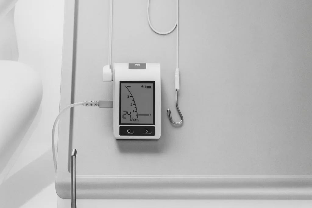 Elektronische Längenmessung mit Apex-Lokator für präzise Wurzelbehandlung