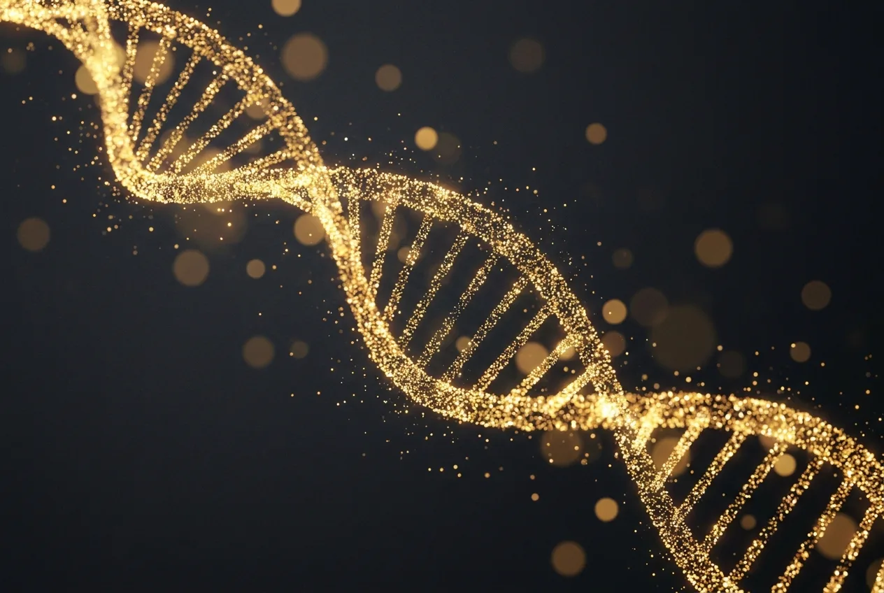 Goldene DNA-Helix – Longevity